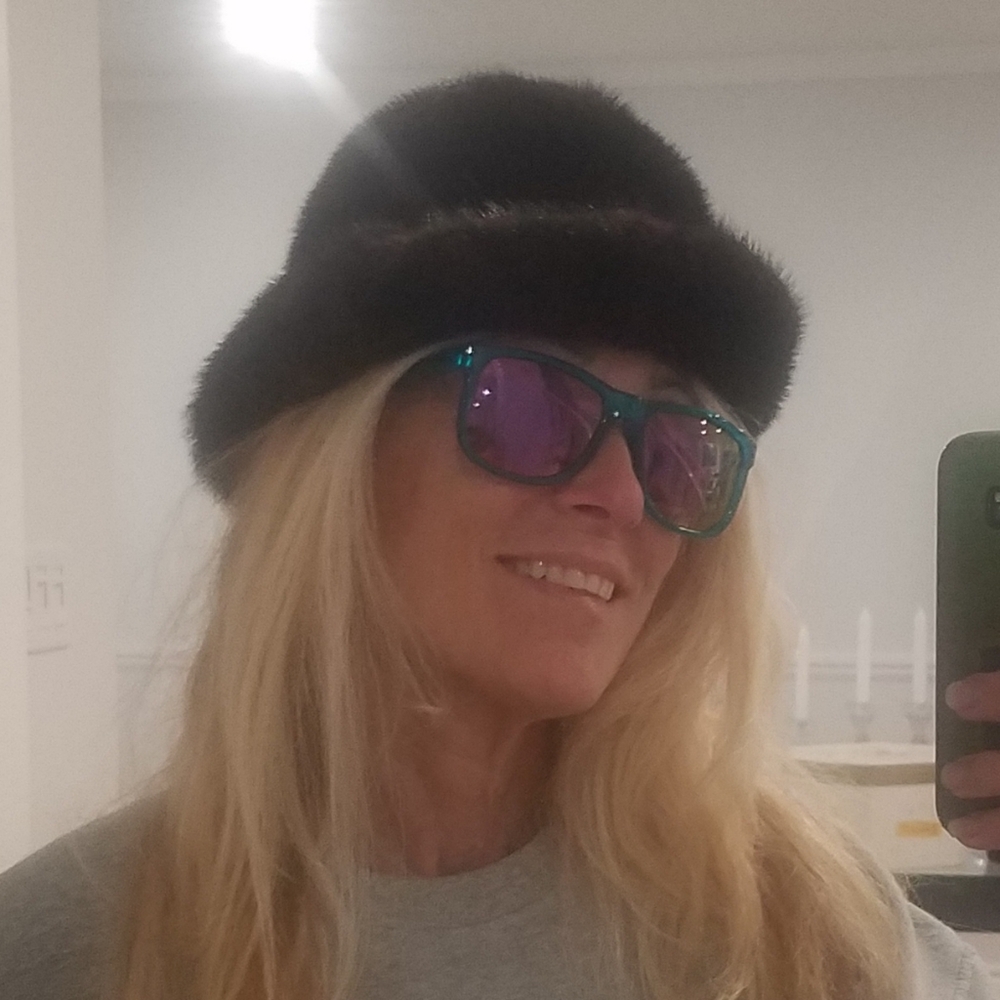 Genuine Mink Fur Brimmed Hat